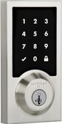 The Weiser Home Kit touchscreen deadbolt